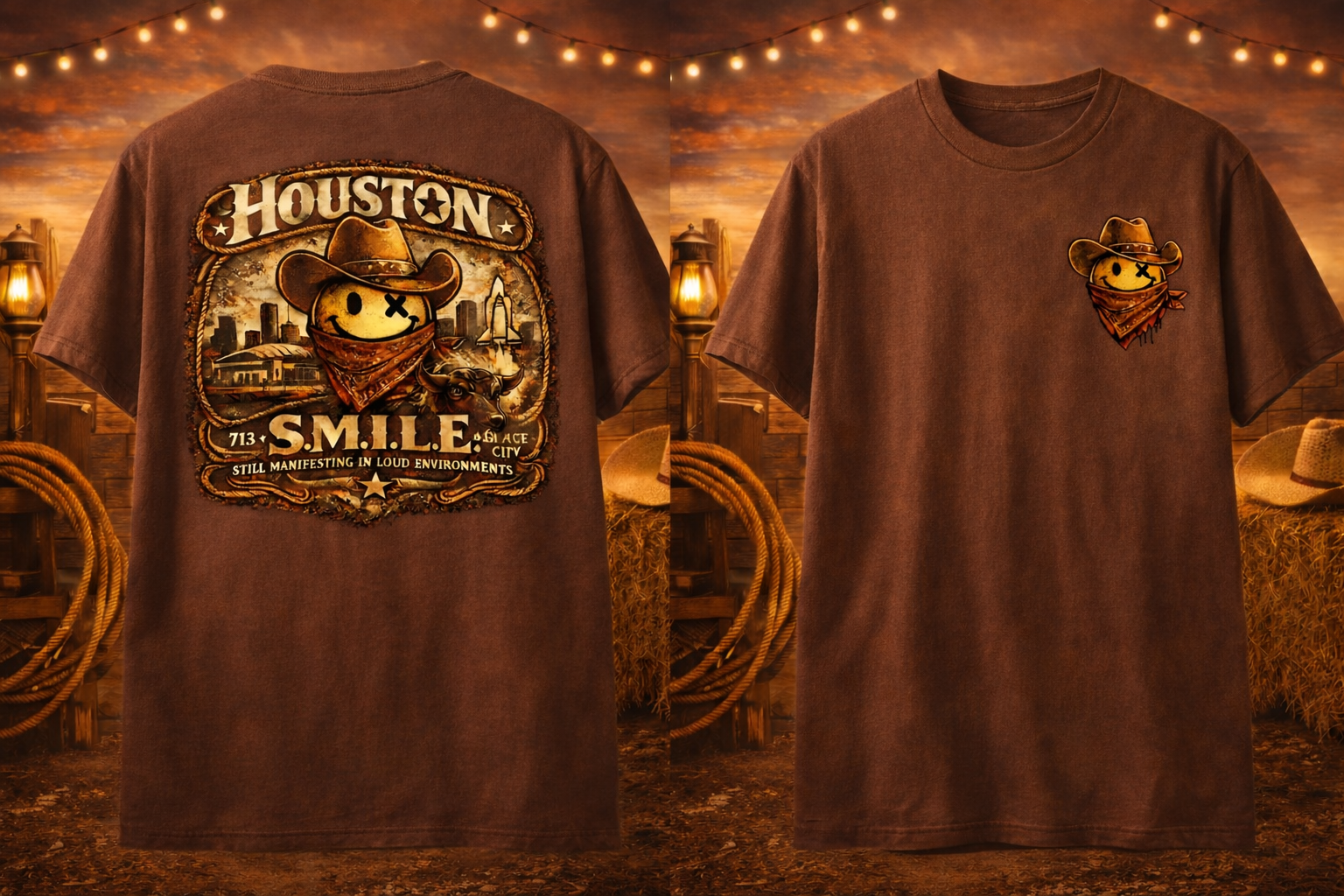 S.M.I.L.E. Houston Rodeo Edition Tee